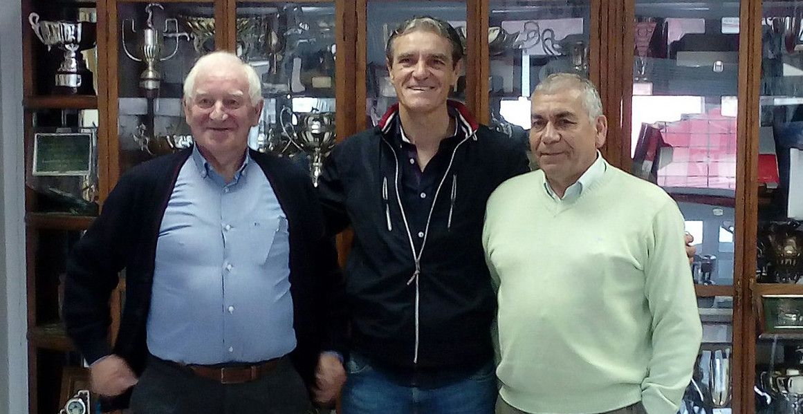 Rafa Sáez, en su presentación como entrenador del Arosa