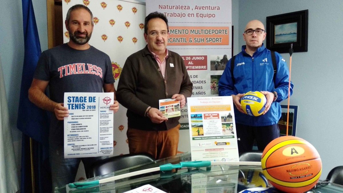 Presentación de las actividades deportivas de verano en el Casino Mercantil