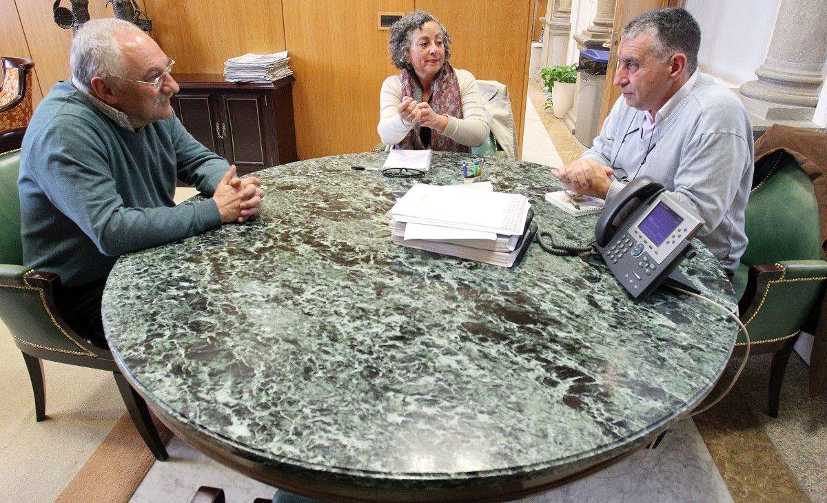Mosquera con representantes da Universidade de São Paulo 