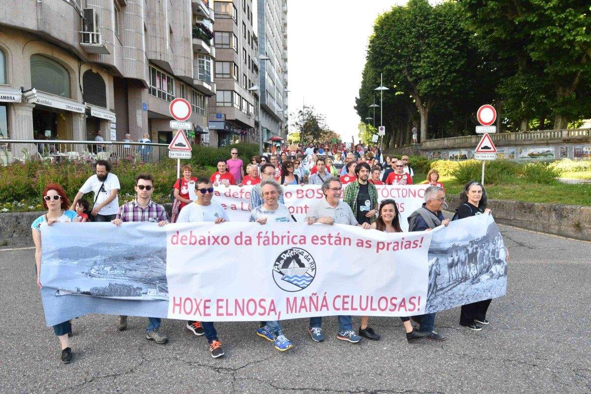 Marcha de protesta contra ENCE