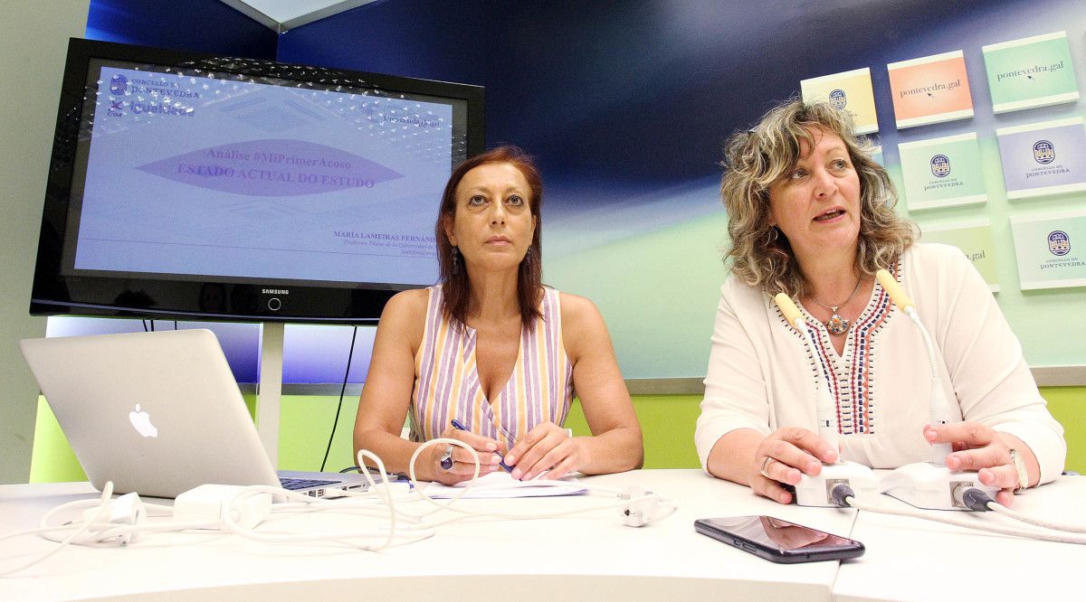 María Lameiras e Carmen Fouces