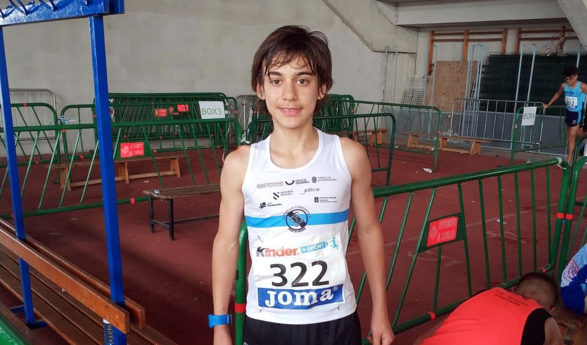 Hugo García Souto, en el campeonato de España sub16 de Castellón