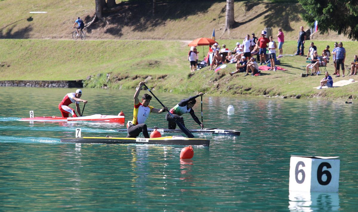 Manuel Fontán no Europeo junior e sub23 de piragüismo