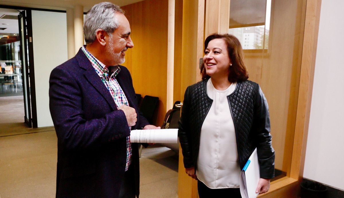José Manuel Cores e Susana López Abella