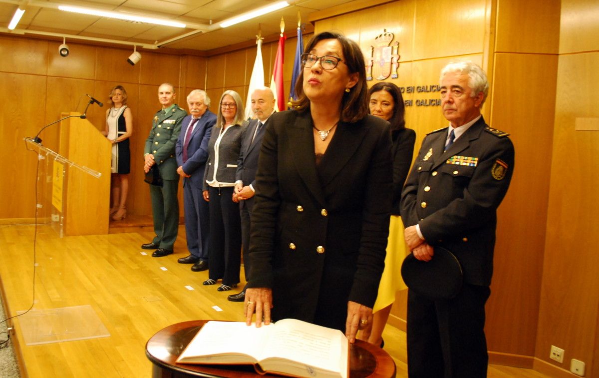Maica Larriba toma posesión como subdelegada do Goberno en Pontevedra