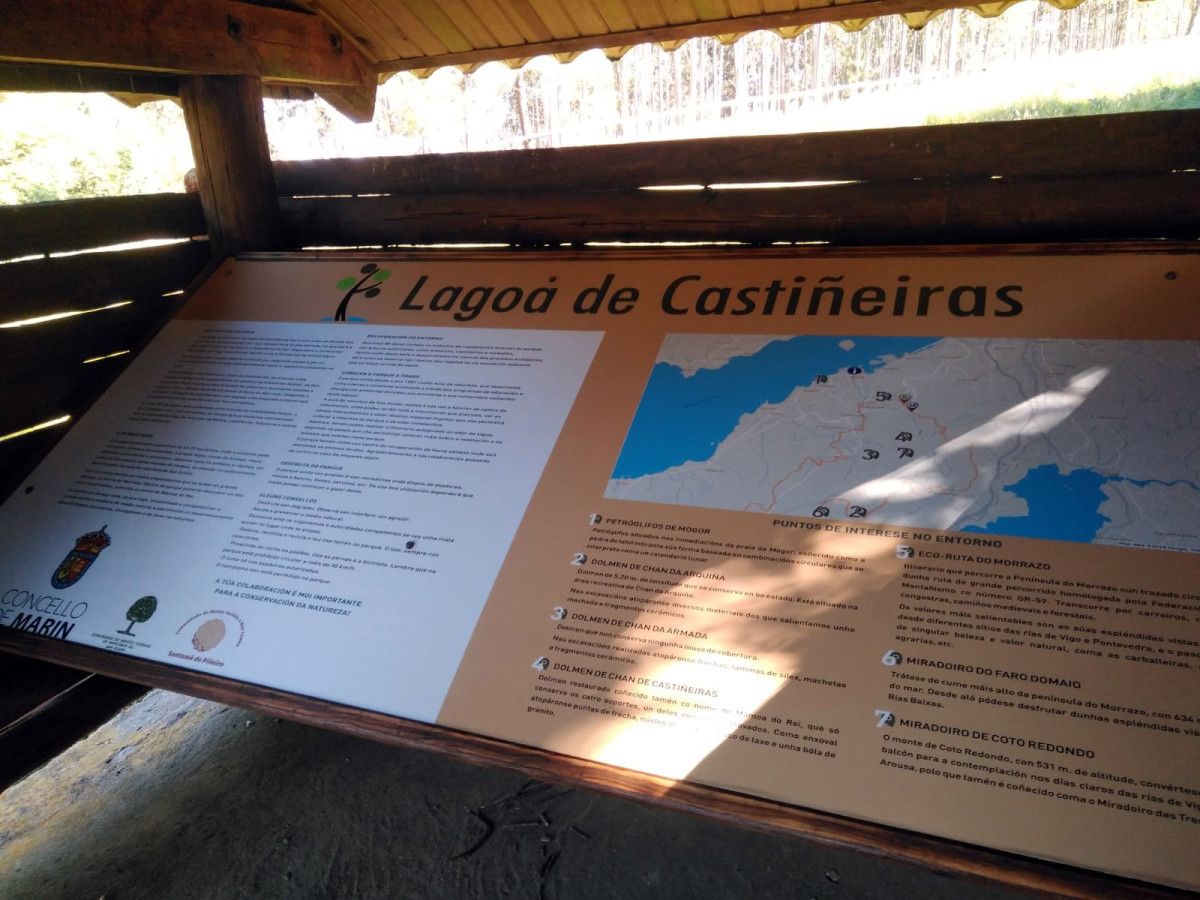Nueva señalización en el Lago de Castiñeiras