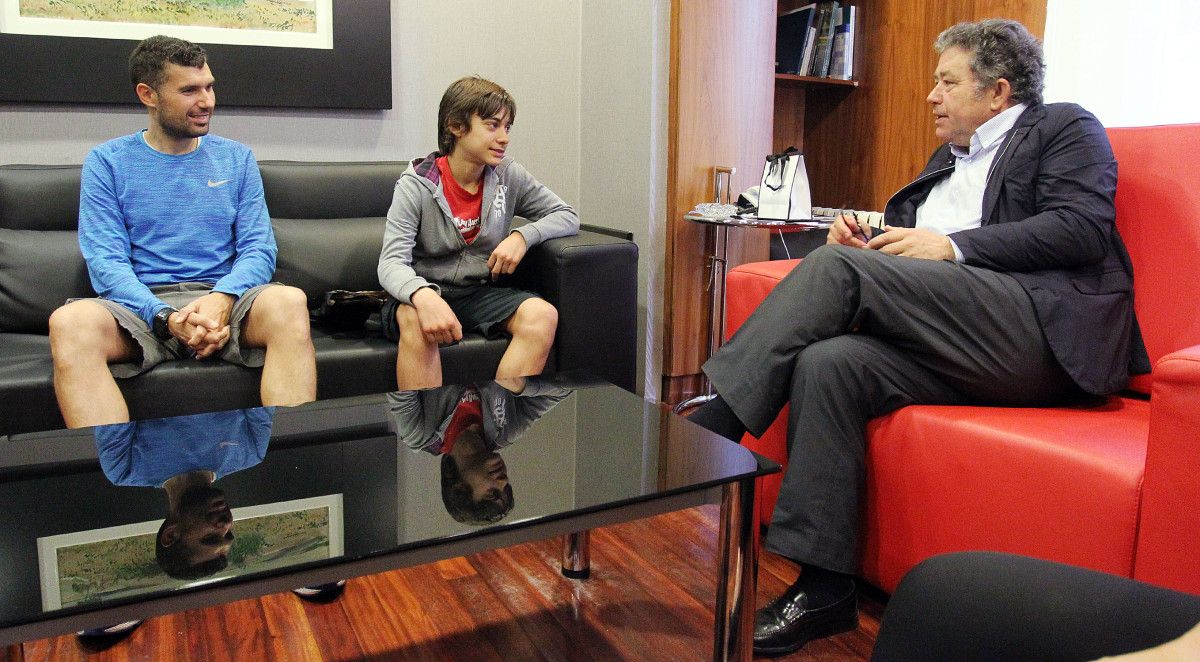 Recepción municipal al atleta Hugo García Souto