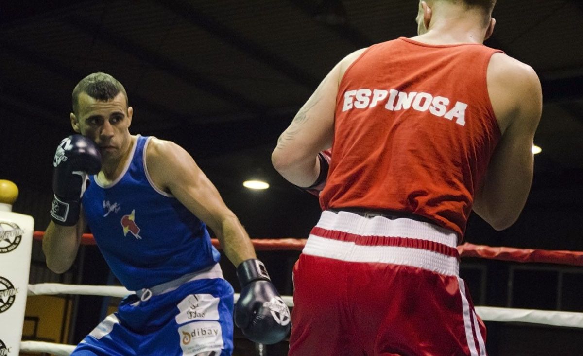 Aarón González, nun dos seus combates