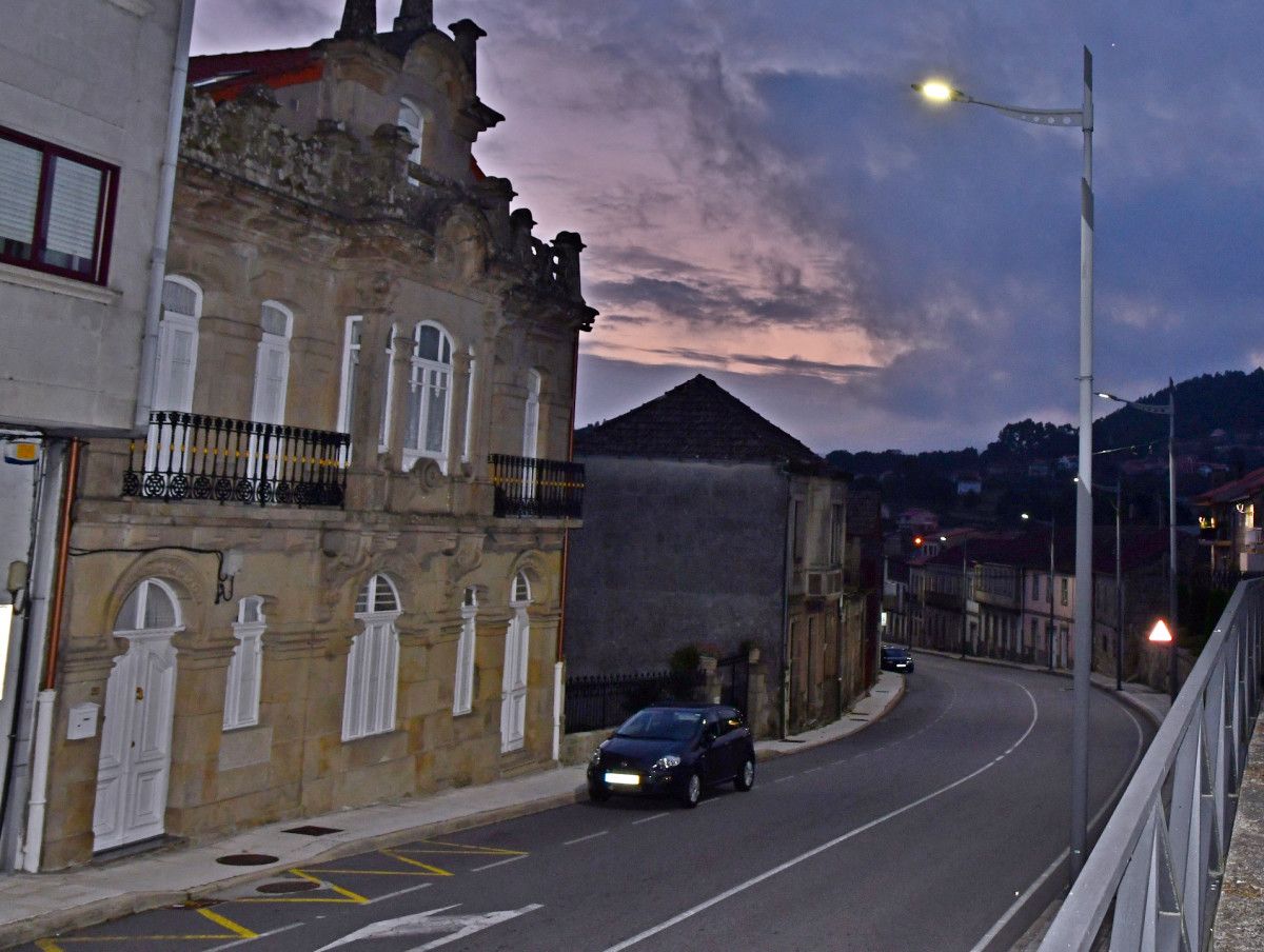 Nova iluminación led en Ponte Caldelas