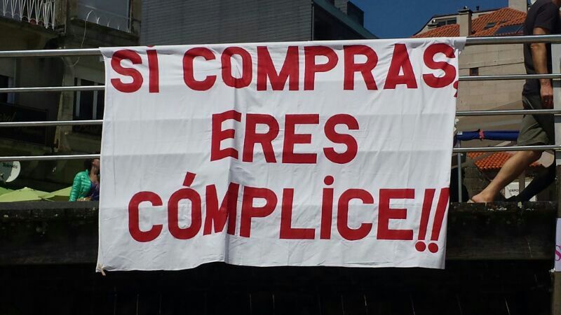 Pancarta de SOS Panadeira Pancarta de SOS Panadeira