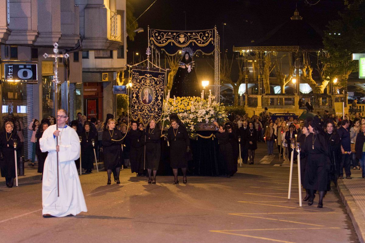 Procesión de Xoves Santo en Marín