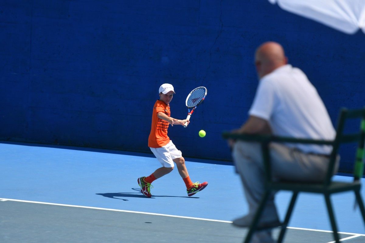 Final masculina en el campeonato de España alevín de tenis