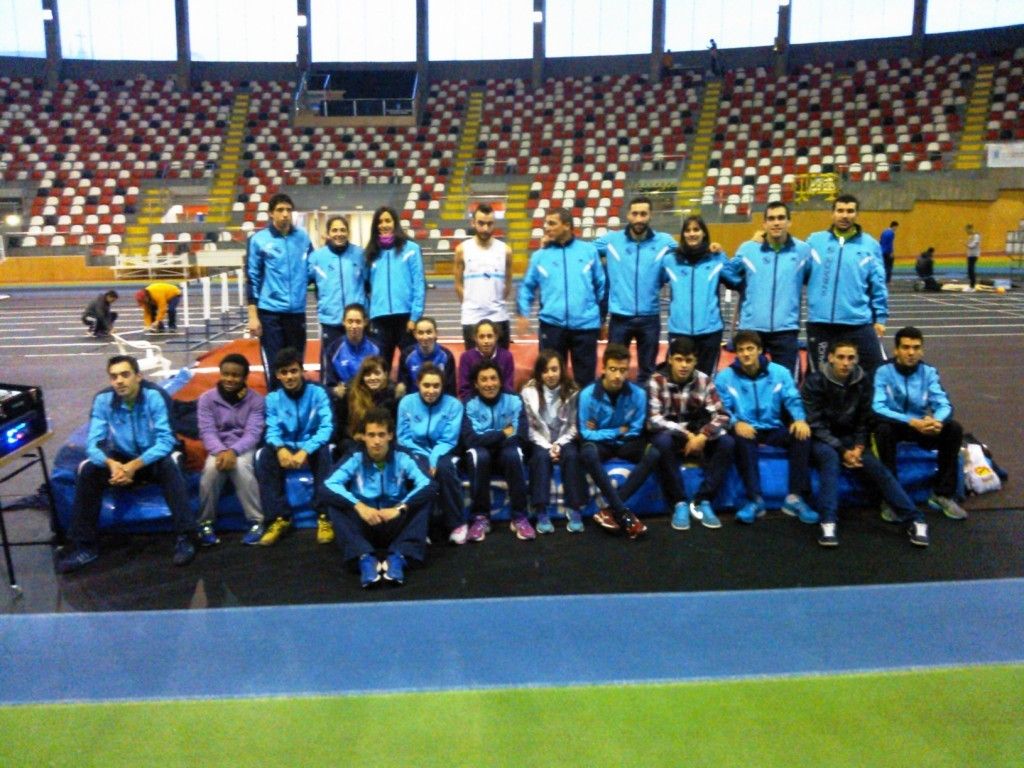 Equipo da Sociedade Gimnástica de Pontevedra na Copa Galicia 2014