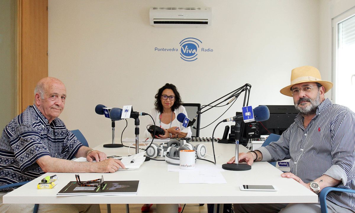 Daniel Reinoso e Gonzalo Lorenzo, asesores taurinos, nas Conversas na Ferrería