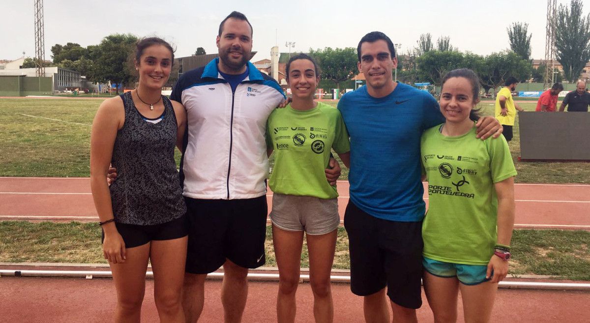 Andrea González, Victor Gallego, Lucia Ferrer, Santi Ferrer e Cristina Garrido