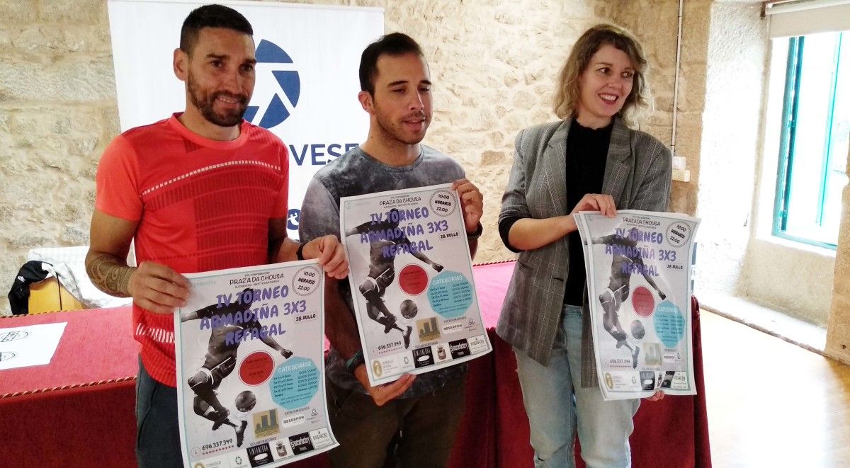 Presentación do IV Torneo 3x3 Armadiña de fútbol