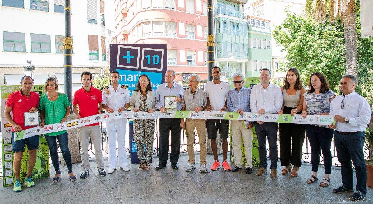 Presentación da sétima edición da proba +10 Marín Manuel Rosales