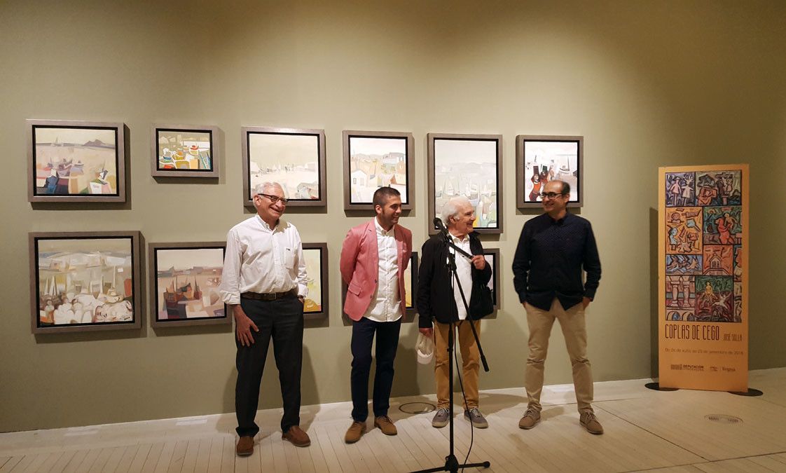 Presentación da exposición de José Solla no Museo de Pontevedra