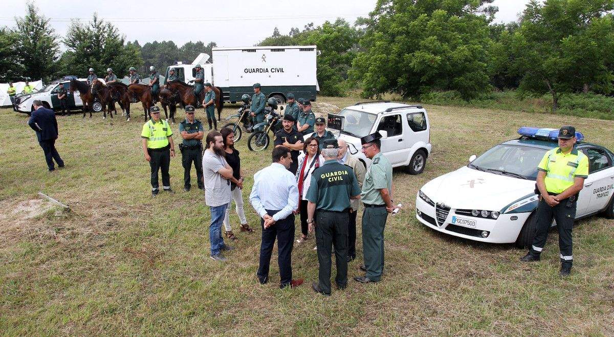 Presentación do dispositivo da Garda Civil na prevención e loita contra os incendios forestais en Cuntis