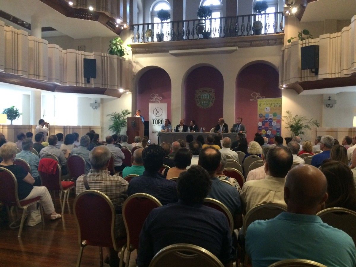 Acto de presentación da Fundación Toro de Lidia en Pontevedra