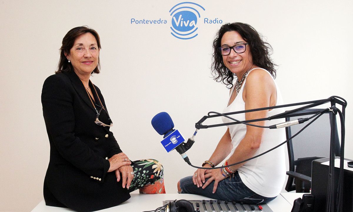 Maica Larriba en el Cara a cara de PontevedraViva Radio