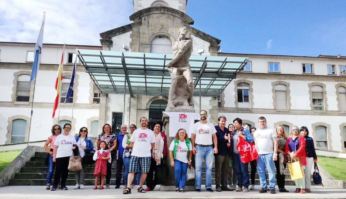 Protesta do persoal sanitario dos Puntos de Atención Continuada (PAC) dos Centros de Atención Primaria