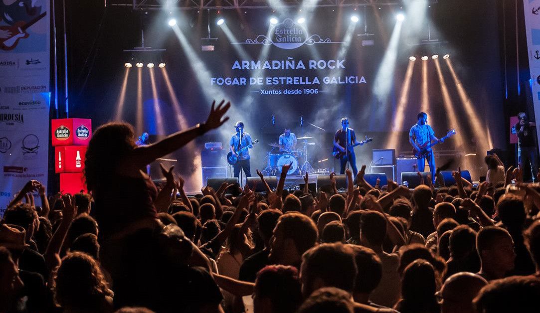 Uno de los conciertos del festival Armadiña Rock