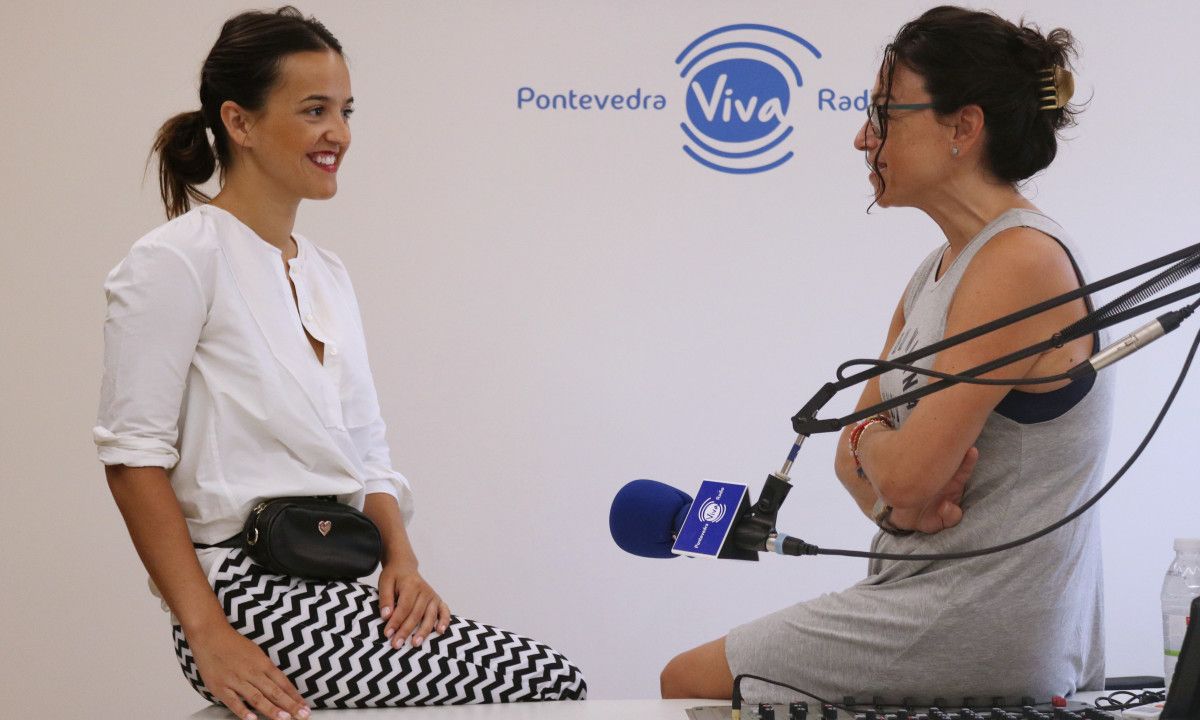 Virginia Pozo Castro en el Cara a cara de PontevedraViva Radio