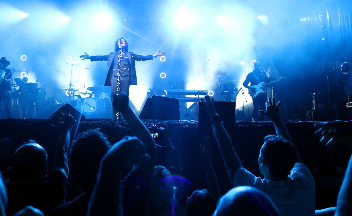 Concierto de Bunbury en la Plaza de España