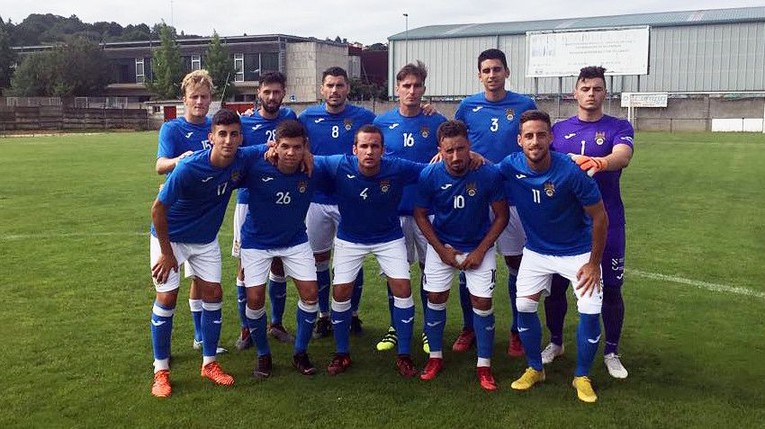 Once inicial do Pontevedra no amigable disputado en Betanzos