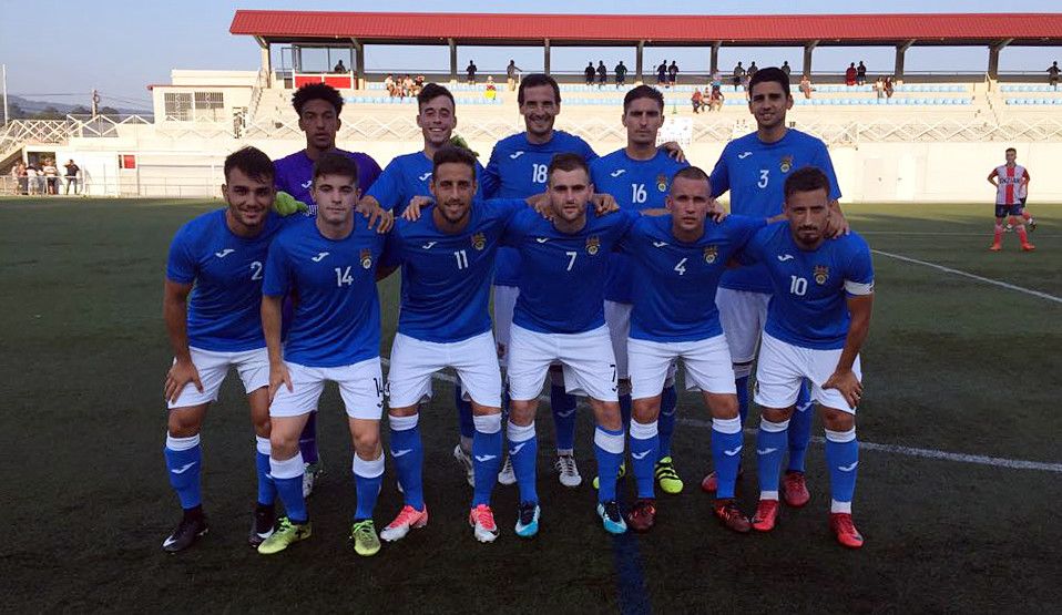 Once inicial do Pontevedra no Trofeo Vila de Cangas