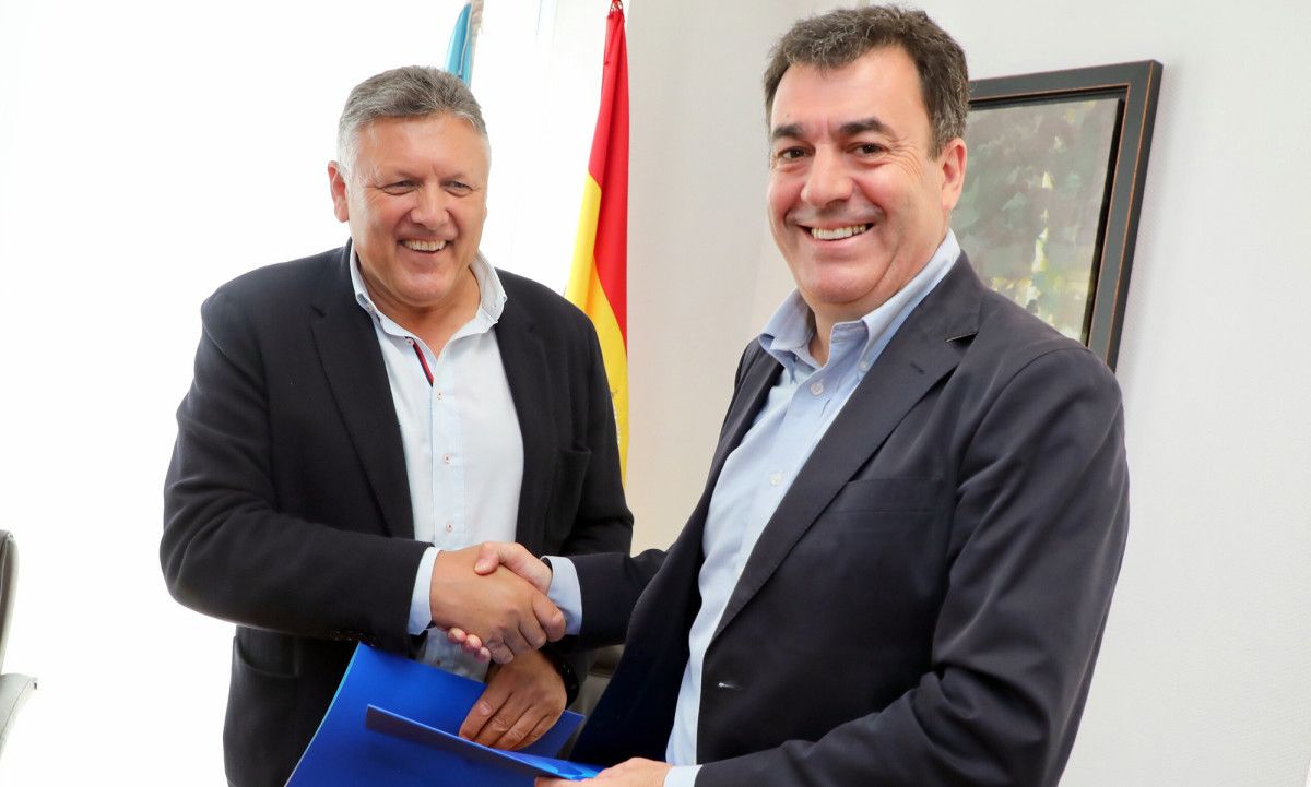 Telmo Martín e Román Rodríguez (archivo)