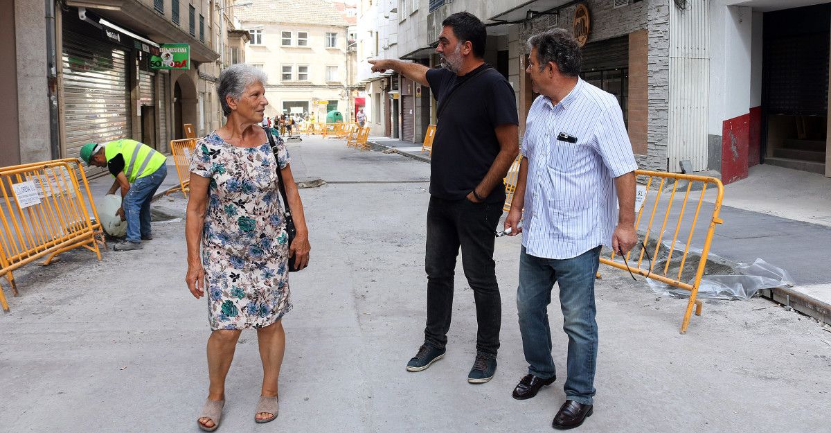 Obras na rúa Virxe do Camiño e José Casal
