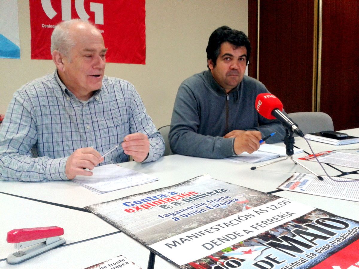 Rafael Iglesias e Marcos Conde, da CIG