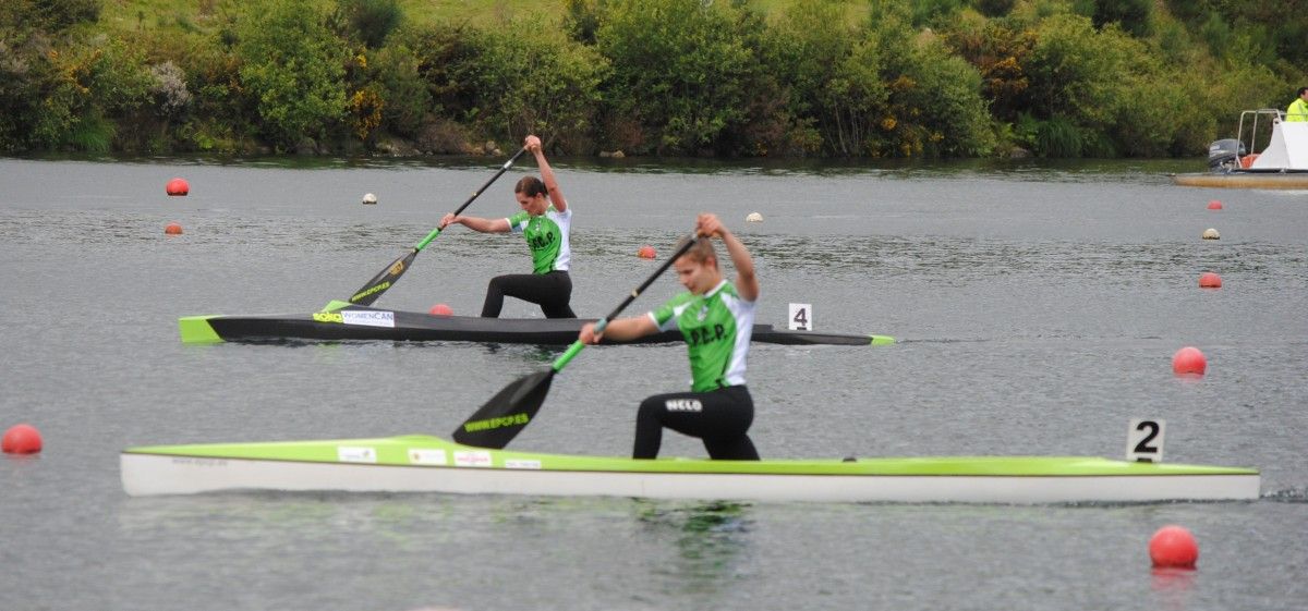 Jenifer Casal y Raquel Rodríguez en la Copa de España de Verducido