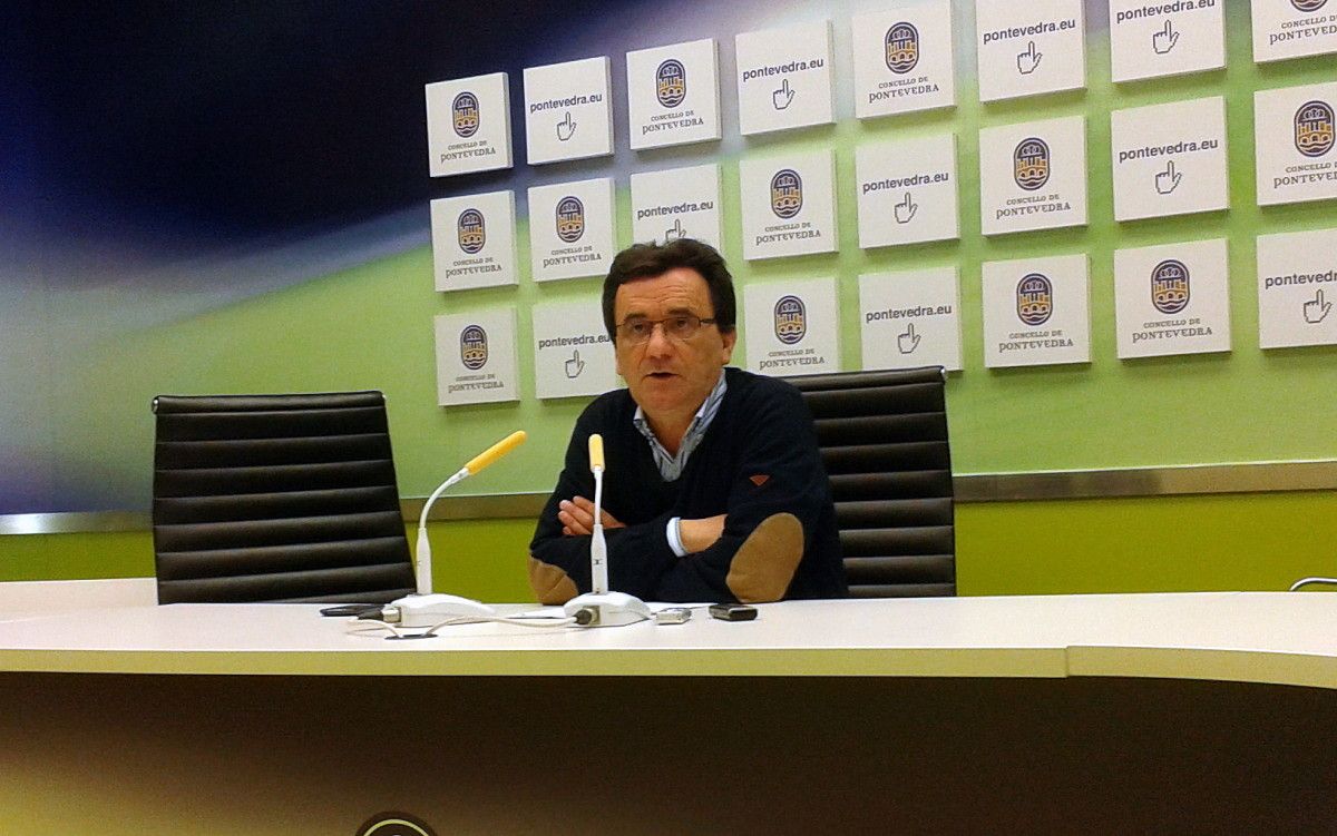 O portavoz do goberno local de Pontevedra, Raimundo González