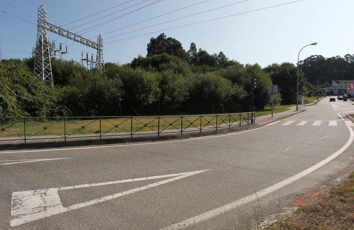 Zona de Mourente donde se prevé construir un nuevo tanatorio