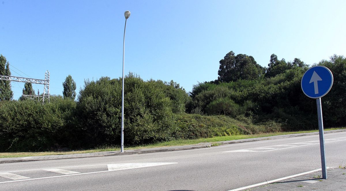 Zona de Mourente onde se prevé construír un novo tanatorio