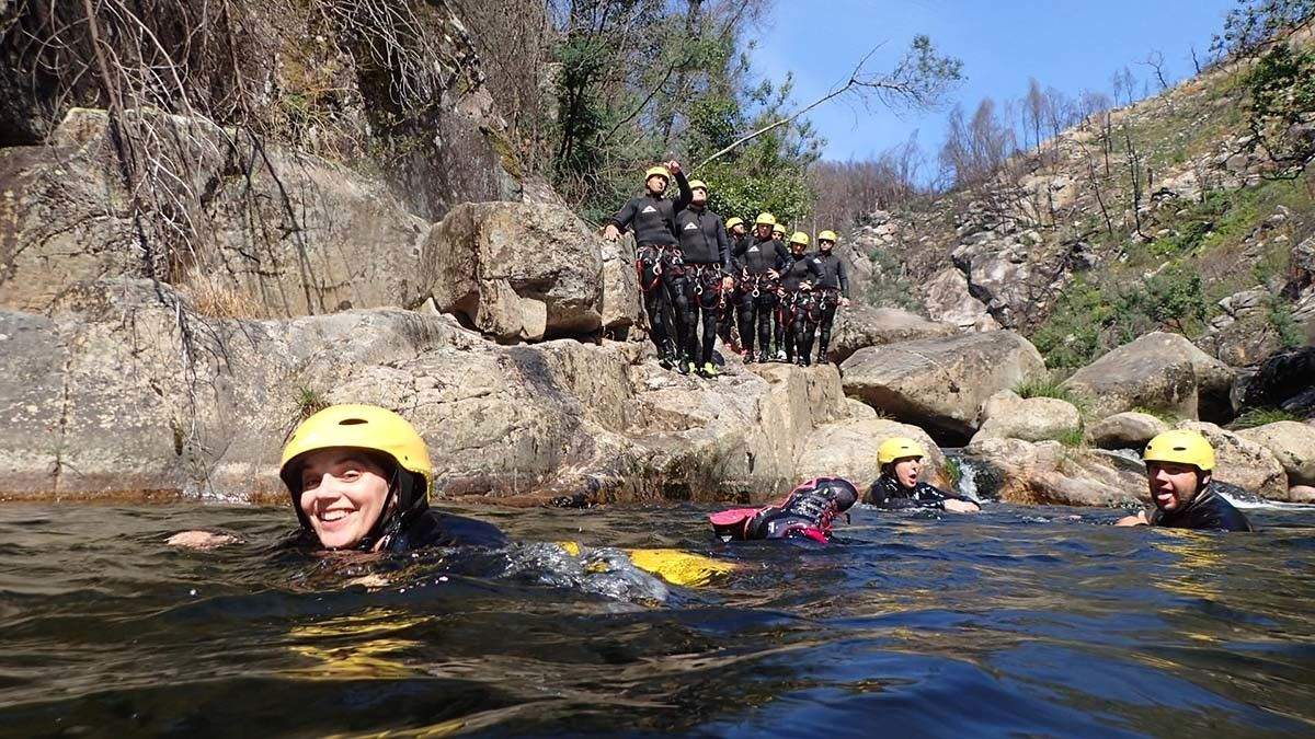 Jornada de barranquismo en Ponte Caldelas
