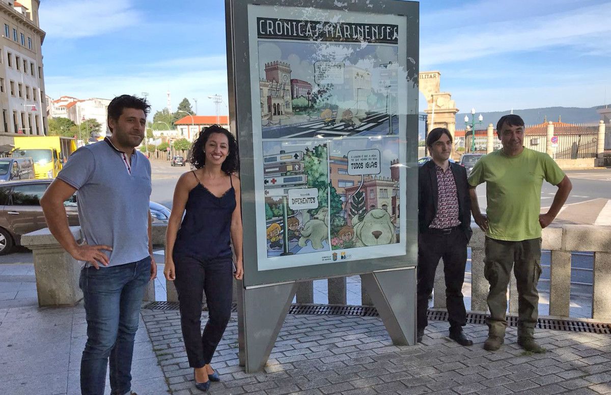 O Concello de Marín encargou a Kiko da SIlva as "Crónicas marinenses"
