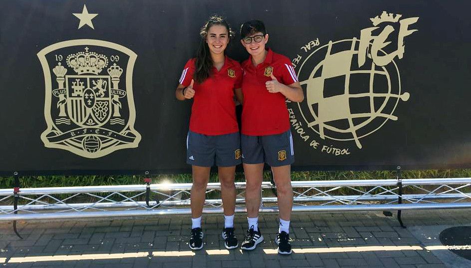 Carol Agulla e Antía Pérez, concentradas coa Selección Española Sub-18