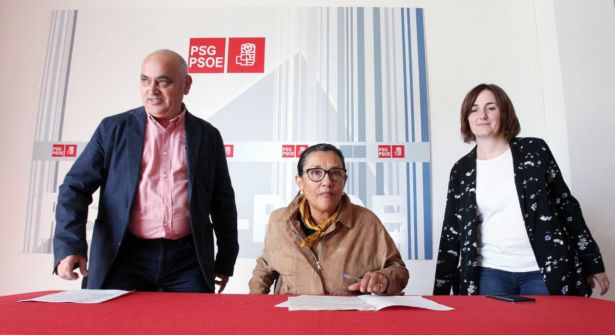 Tino Fernandez, Maica Larriba y María Pierres