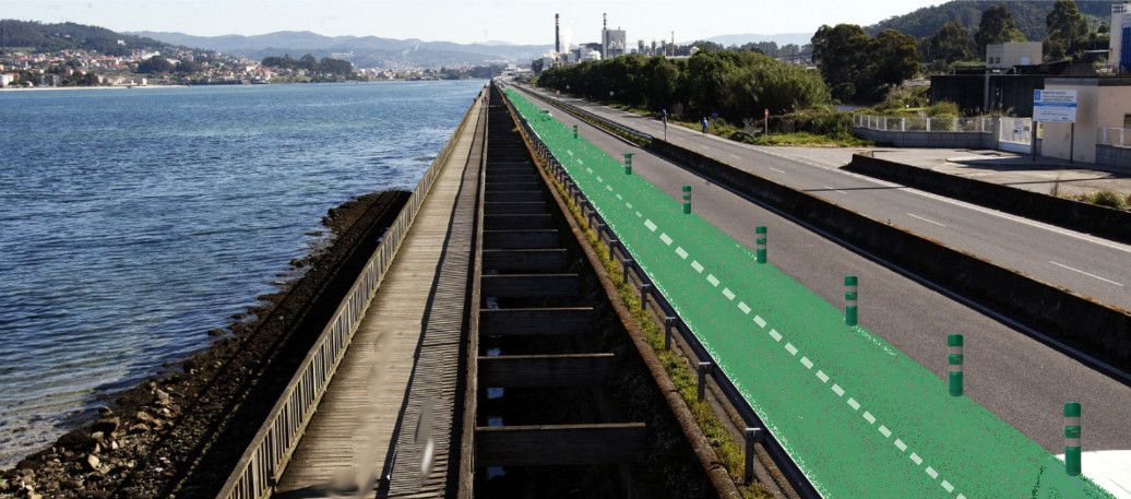Proposta de Pedaladas para o carril bici entre Pontevedra e Marín