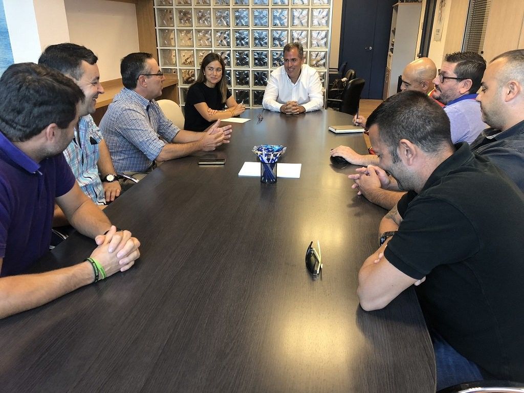 Reunión de Rafa Domínguez con el comité de empresa de Ence
