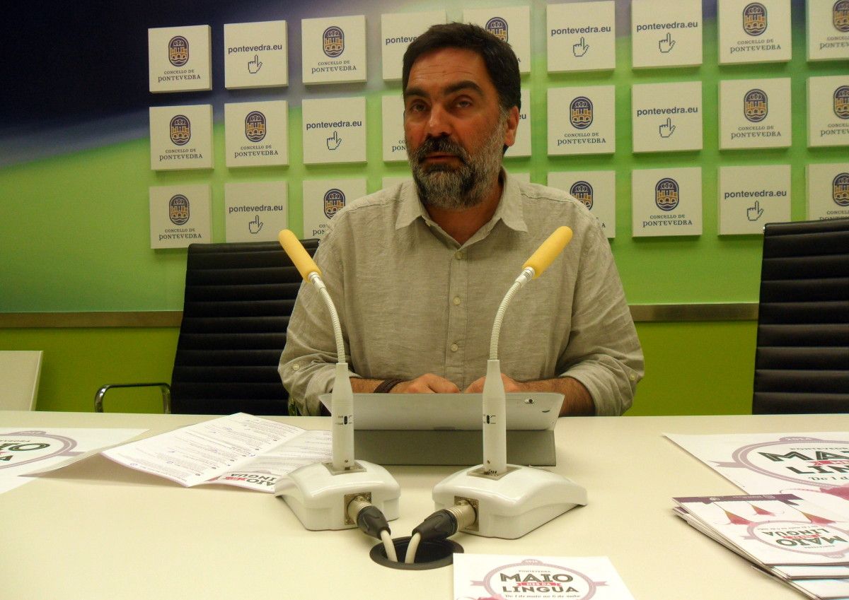 Demetrio Gómez, concejal de Normalización Lingüística de Pontevedra