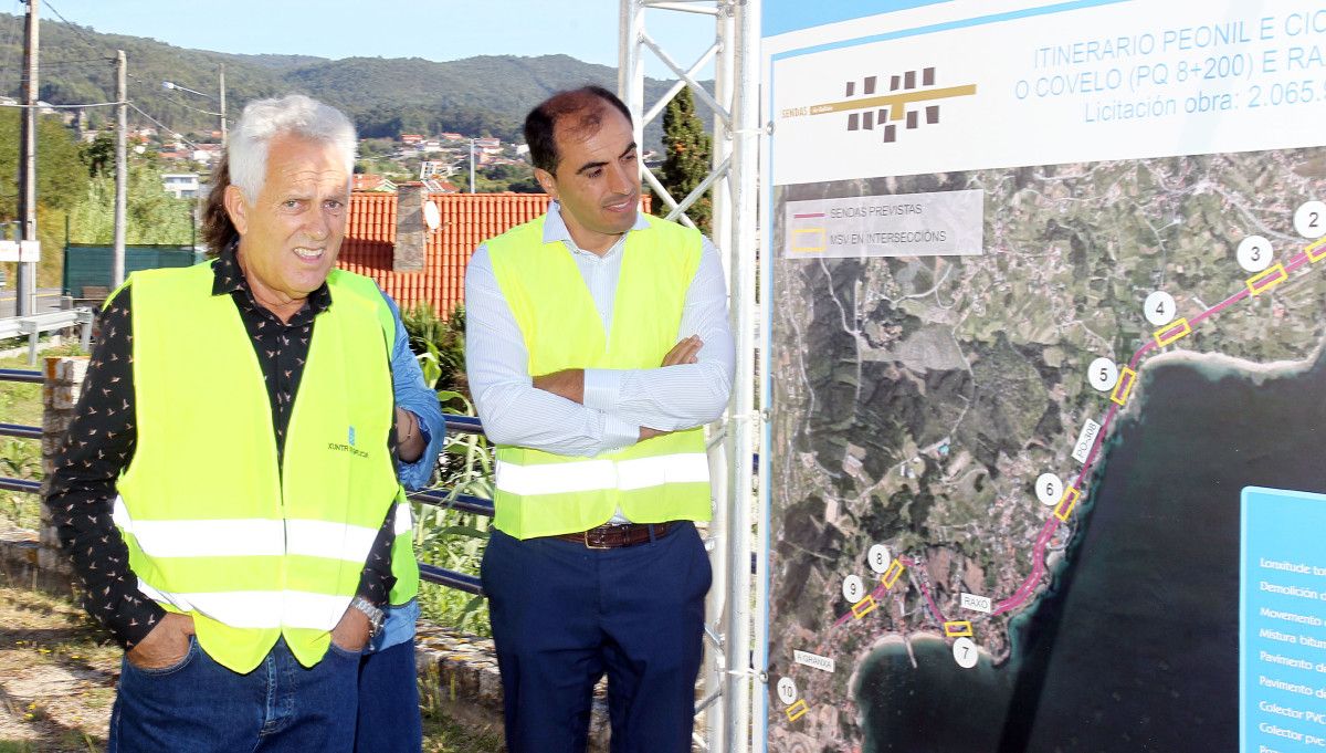 Obras na PO-308, no treito O Covelo-Raxó