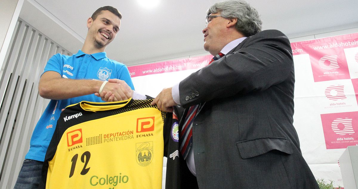 Presentación de Marko Antelj como jugador del Cisne