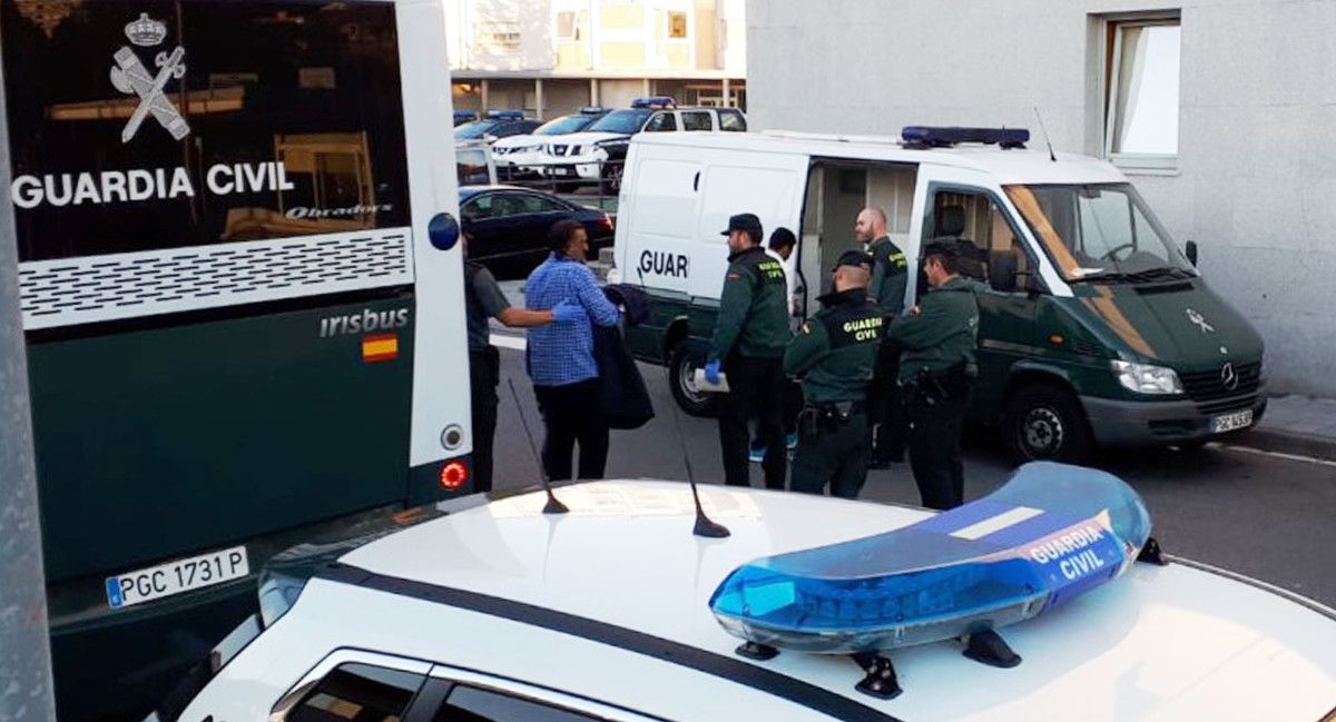 Detidos no macro operativo 'Clavao' no Vao na Comandancia da Garda Civil