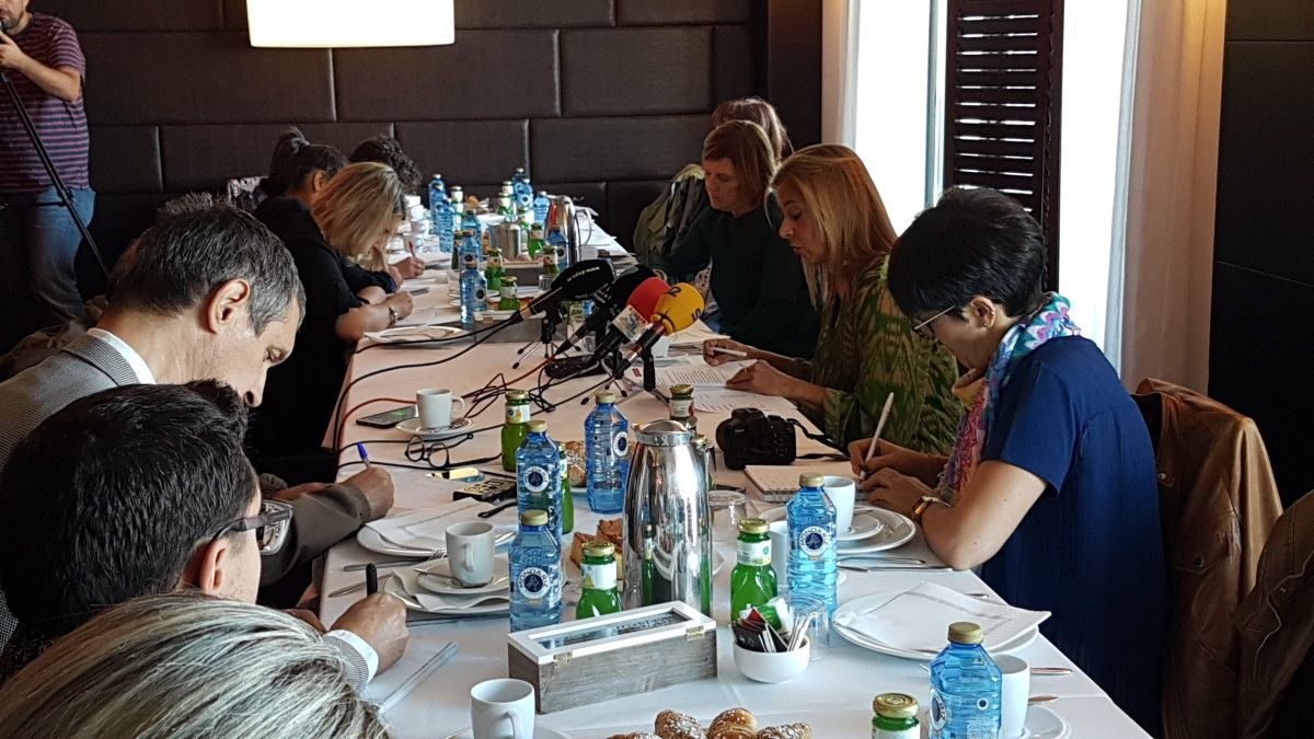 Almorzo informativo da presidenta da Deputación