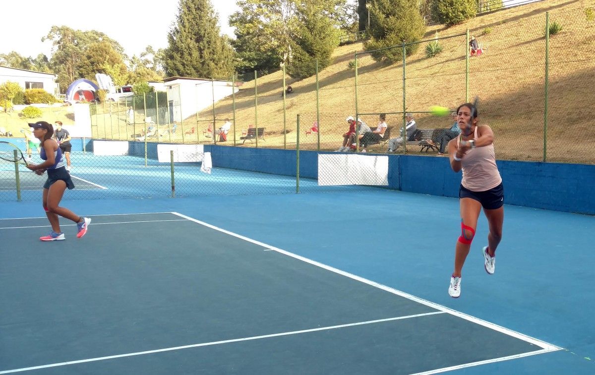 Jéssica Bouzas, en el Torneo Internacional ITF Júnior de Pontevedra